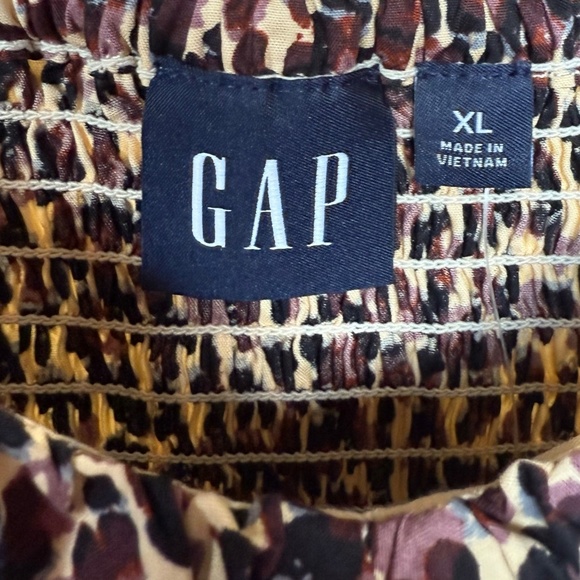 NWT Gap Corset Tiered Leopard Print Mini Dress Sz XL - Picture 6 of 7